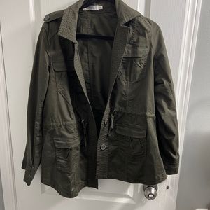 Green cargo jacket
